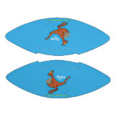 かわいいカンガルーとコアラスの漫画イラストレーション アメリカンフットボール (パネル)