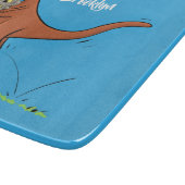 かわいいカンガルーとコアラ漫画イラストレーション カッティングボード (角)