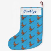 かわいいカンガルーとコアラ漫画イラストレーション スモールクリスマスストッキング (裏面)