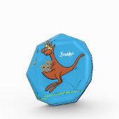 かわいいカンガルーとコアラ漫画イラストレーション フォトブロック (左)