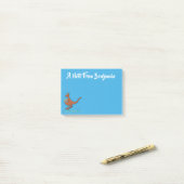 かわいいカンガルーとコアラ漫画イラストレーション ポストイット (デスク上)