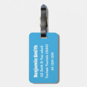 かわいいカンガルーとコアラ漫画イラストレーション ラゲッジタグ (裏面縦)