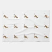 かわいいカンガルーとジョーイ キッチンタオル (横)