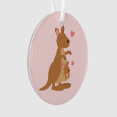 かわいいカンガルーのベビーJoeyは部屋の装飾をからかいます オーナメント (正面)