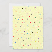 かわいいカンガルージェンダーが赤ちゃんシャワーを明らかにする招待状 招待状 (裏面)