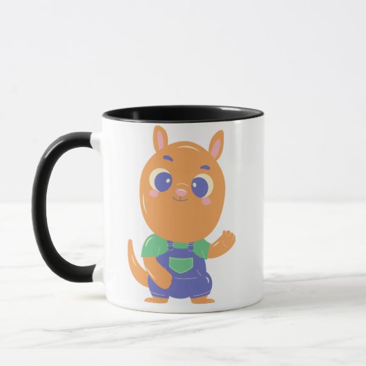 かわいいカンガルーマグ マグカップ (左)