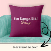 かわいいカンガルー愛あなた女の子の部屋スロークッション クッション