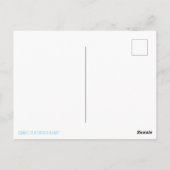 かわいいカンガルー赤ちゃんシャワーありがとう ポストカード (裏面)