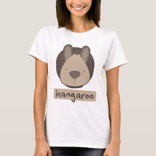 かわいいカンガルー Tシャツ