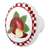 かわいいカントリーアップルキッチン セラミックノブ (右)