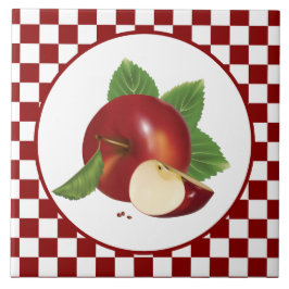 かわいいカントリーアップルキッチン タイル