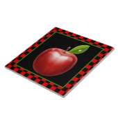 かわいいカントリーアップルキッチン タイル (側面)