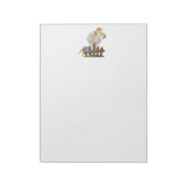 かわいいカントリーエンジェル水やり花 ノートパッド (回転)