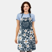 かわいいカントリーガーデン女性のエプロン エプロン (着用した状態)