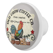 かわいいカントリーコーヒーバーの鶏 セラミックノブ (右)