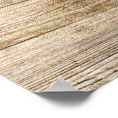 かわいいカントリーチキンファームのワードアート ポスター (角)