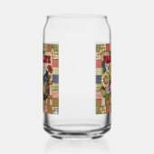 かわいいカントリーチキンファームライフ農家 ガラス缶 (右)