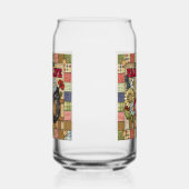 かわいいカントリーチキンファームライフ農家 ガラス缶 (左)