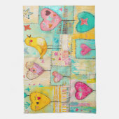 かわいいカントリー調 キッチンタオル (縦)