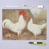 かわいいカントリー風のビンテージ鶏の雌鳥パーティー 薄葉紙 (クラフト)