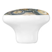 かわいいカントリー・キッド・トラクター セラミックノブ (側面)