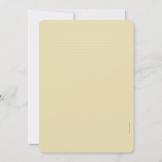 かわいいカントリー ラブバード 75周年 結婚記念日 招待状 (裏面)