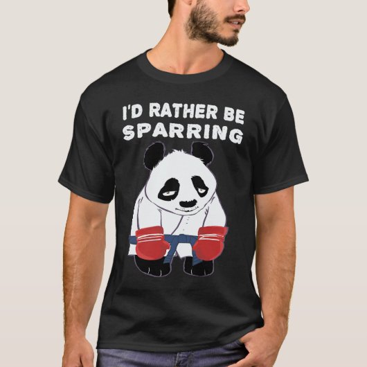 かわいいカンフー空手パンダ Tシャツ (正面)