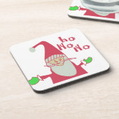 かわいいカートゥンマウスサンタコレクション。 コースター (左側)