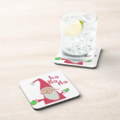 かわいいカートゥンマウスサンタコレクション。 コースター (右側)