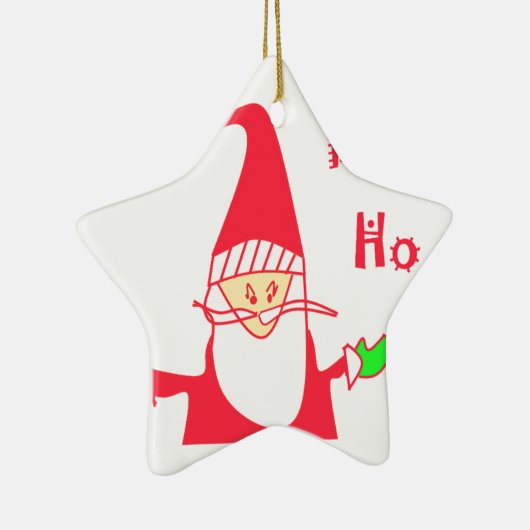 かわいいカートゥンマウスサンタコレクション。 セラミックオーナメント (右)