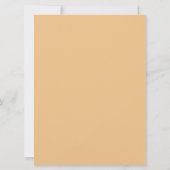 かわいいカートゥーンの七面鳥 カード (裏面)