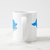 かわいいカートゥーンカンドルフィン ジャンボコーヒーマグカップ (裏面)