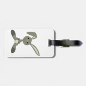 かわいいカートゥーンカートゥーンラビットラゲッジタグ ラゲッジタグ (裏面横)