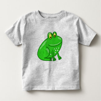 かわいいカートゥーンガエル トドラーTシャツ
