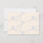 かわいいカートゥーンパンプキン オーダーメイドブランク ノートカード (裏面)