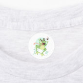 かわいいカートゥーンフロッグラベル ラベル (貼付)