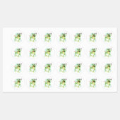 かわいいカートゥーンフロッグラベル ラベル (シート)
