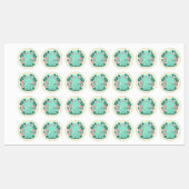 かわいいカートゥーンフロッグラベル ラベル (シート)