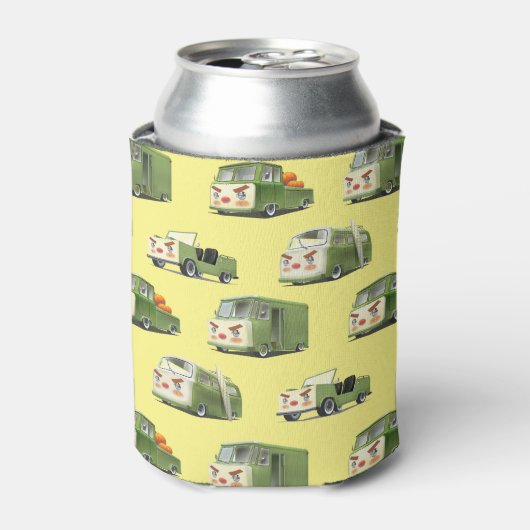 かわいいカートゥーンマシンのラインナップ 缶クーラー (缶正面)
