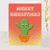 かわいいカートゥーンマスコット カード (黄色い花)