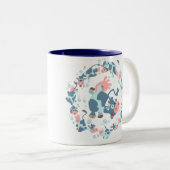 かわいいカートゥーン海牛マグカップ ツートーンマグカップ (正面右)