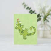 かわいいカートカートトカゲ ポストカード (スタンド正面)