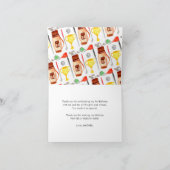 かわいいカーニバルサーカスショークロンボールお誕生日 サンキューカード (内部)