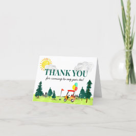 かわいいカーニバルサーカスショークロンボールーン誕生日 サンキューカード