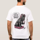 かわいいカーネ・コルソのプーさんみたい Tシャツ (裏面)