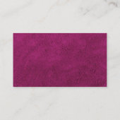 かわいいカーペットデザインメイドハウスクリーニングサービス 名刺 (裏面)