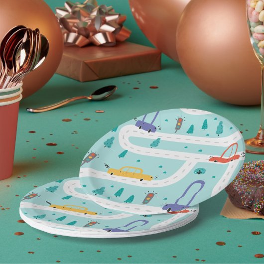 かわいいカーボーイ誕生日パーティー ペーパープレート