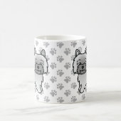 かわいいカーン・テリアのキャラクター コーヒーマグカップ (中央)