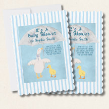 かわいいガチョウがやってくる ベビーシャワースカラップ
