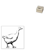 かわいいガチョウまたはダックスタンプ ラバースタンプ (押印)